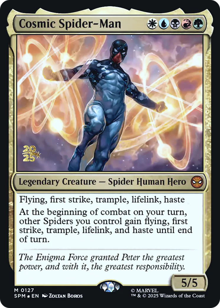 Cosmic Spider-Man (0127) (Prerelease) (PSPM) - Foil