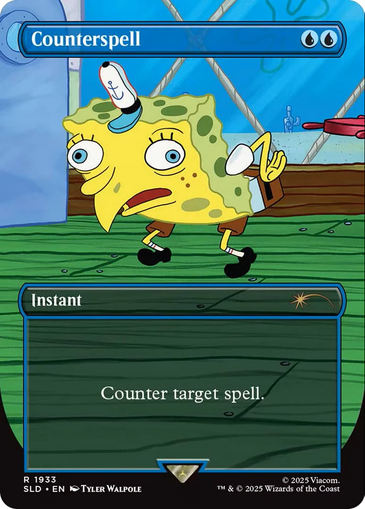 Counterspell (1933) (Borderless) (SLD) - Foil