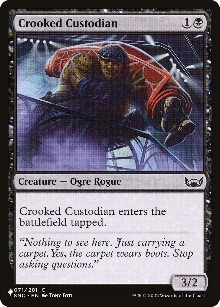 Crooked Custodian (PLST)