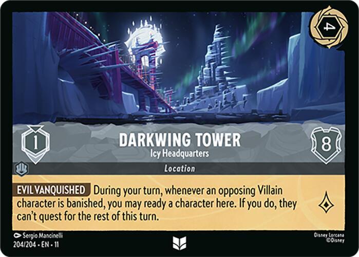 Darkwing Tower, Icy Headquarters (0204) - Cold Foil