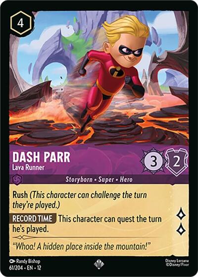 Dash Parr, Lava Runner (0061) - Cold Foil