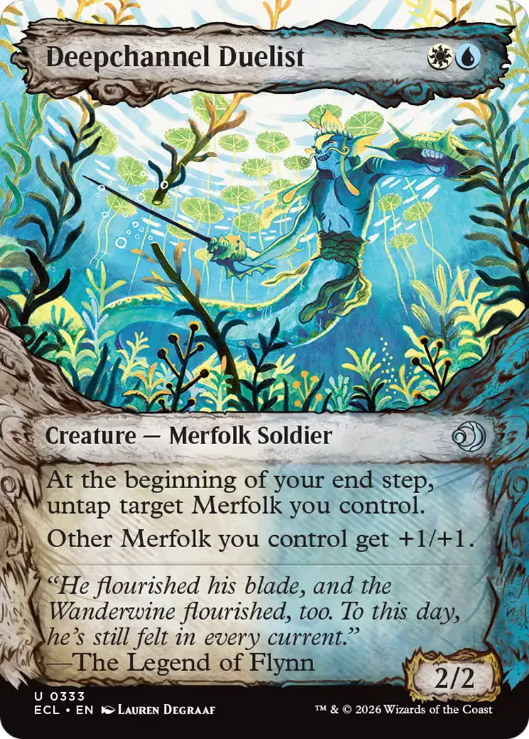 Deepchannel Duelist (0333) (Fable Frame) (ECL) - Foil