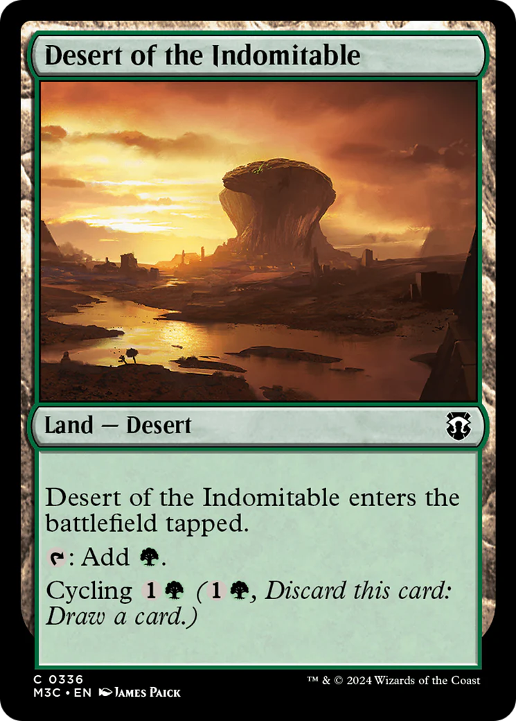Desert of the Indomitable (M3C) - Ripple Foil