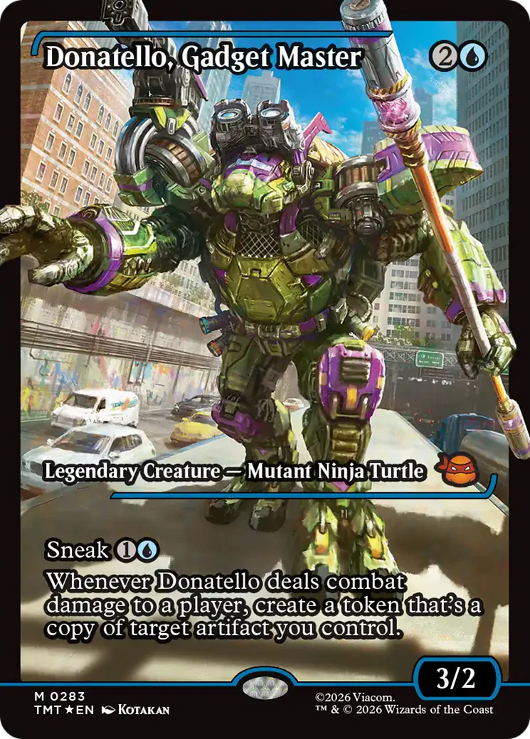 Donatello, Gadget Master (0283) (Showcase) (TMT) - Foil