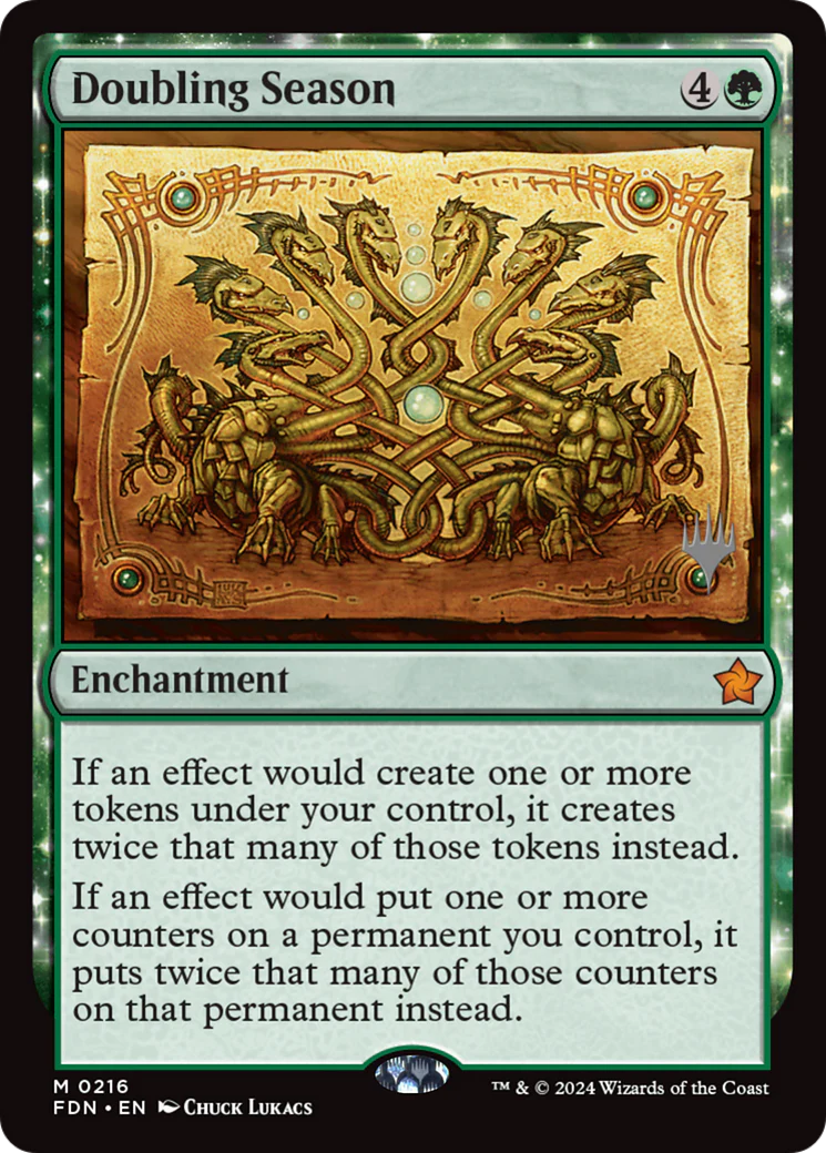Doubling Season (0216) (Promo Pack) (PFDN) - Foil