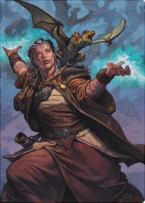Drake Hatcher (29/54) Art Card (AFDN)