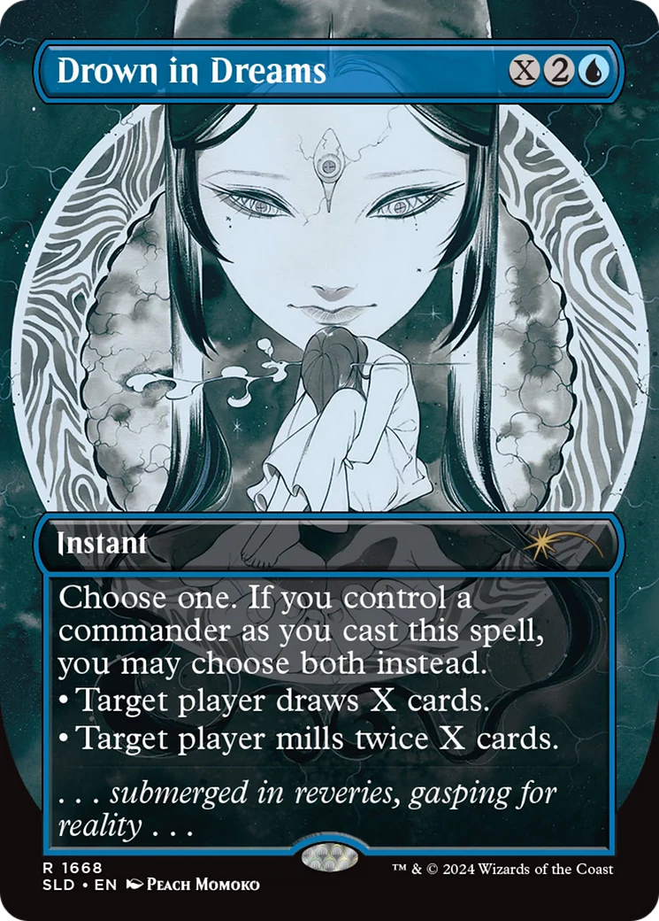 Drown in Dreams (1668) (Borderless) (SLD) - Rainbow Foil