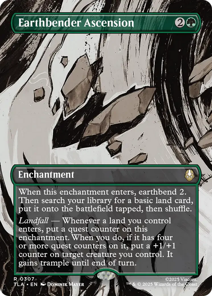Earthbender Ascension (0307) (Borderless) (TLA) - Foil