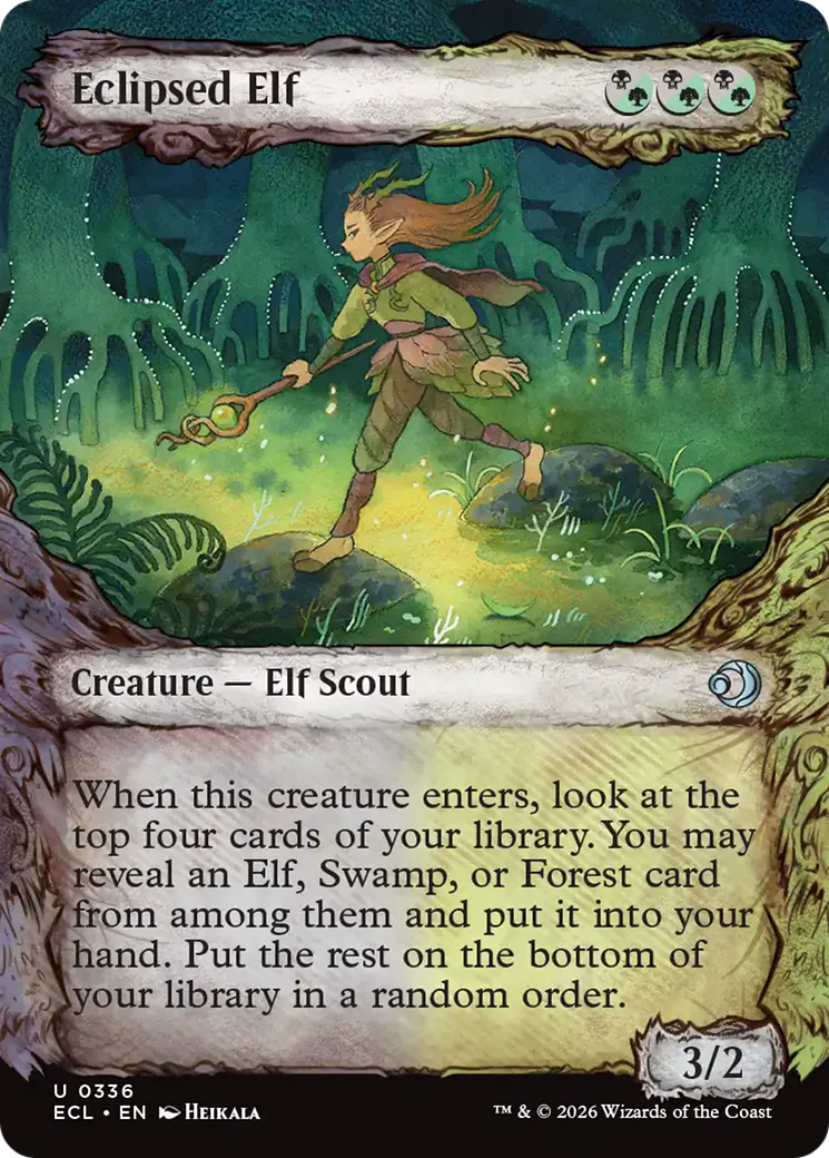Eclipsed Elf (Fable Frame) (0336) (ECL)