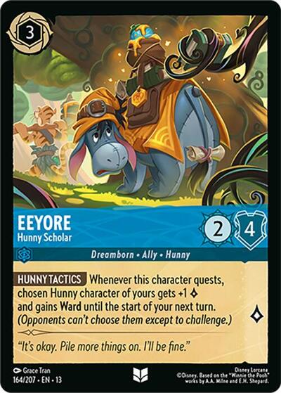 Eeyore, Hunny Scholar (0164) - Cold Foil