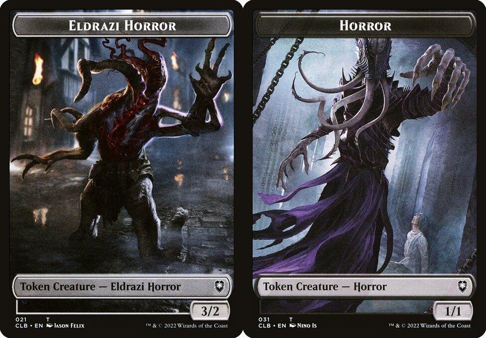 Eldrazi Horror (021) // Horror (031) Double-Sided Token (CBLB)