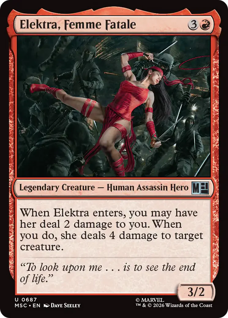 Elektra, Femme Fatale (MSC) - Foil