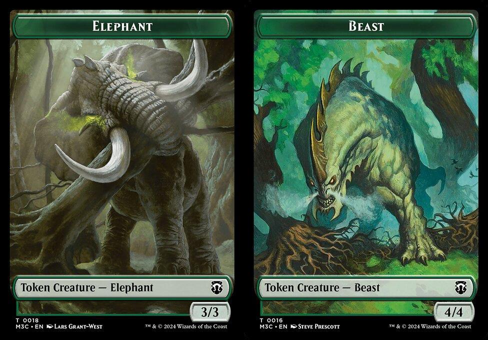 Elephant (0018) // Beast (0016) Double-Sided Token (TM3C) - Ripple Foil
