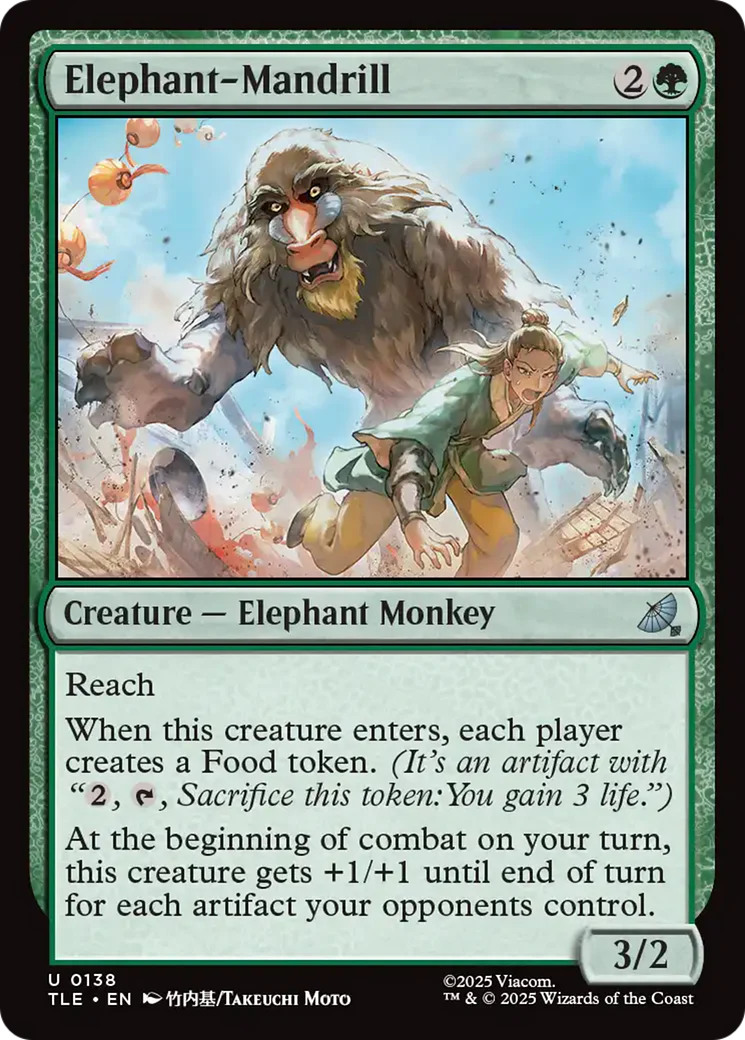 Elephant-Mandrill (TLE) - Foil