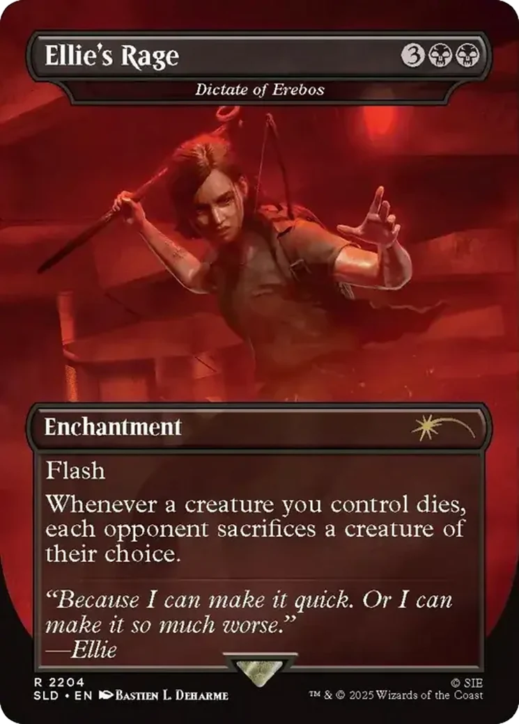 Ellie's Rage [Dictate of Erebos] (2204) (Borderless) (SLD)