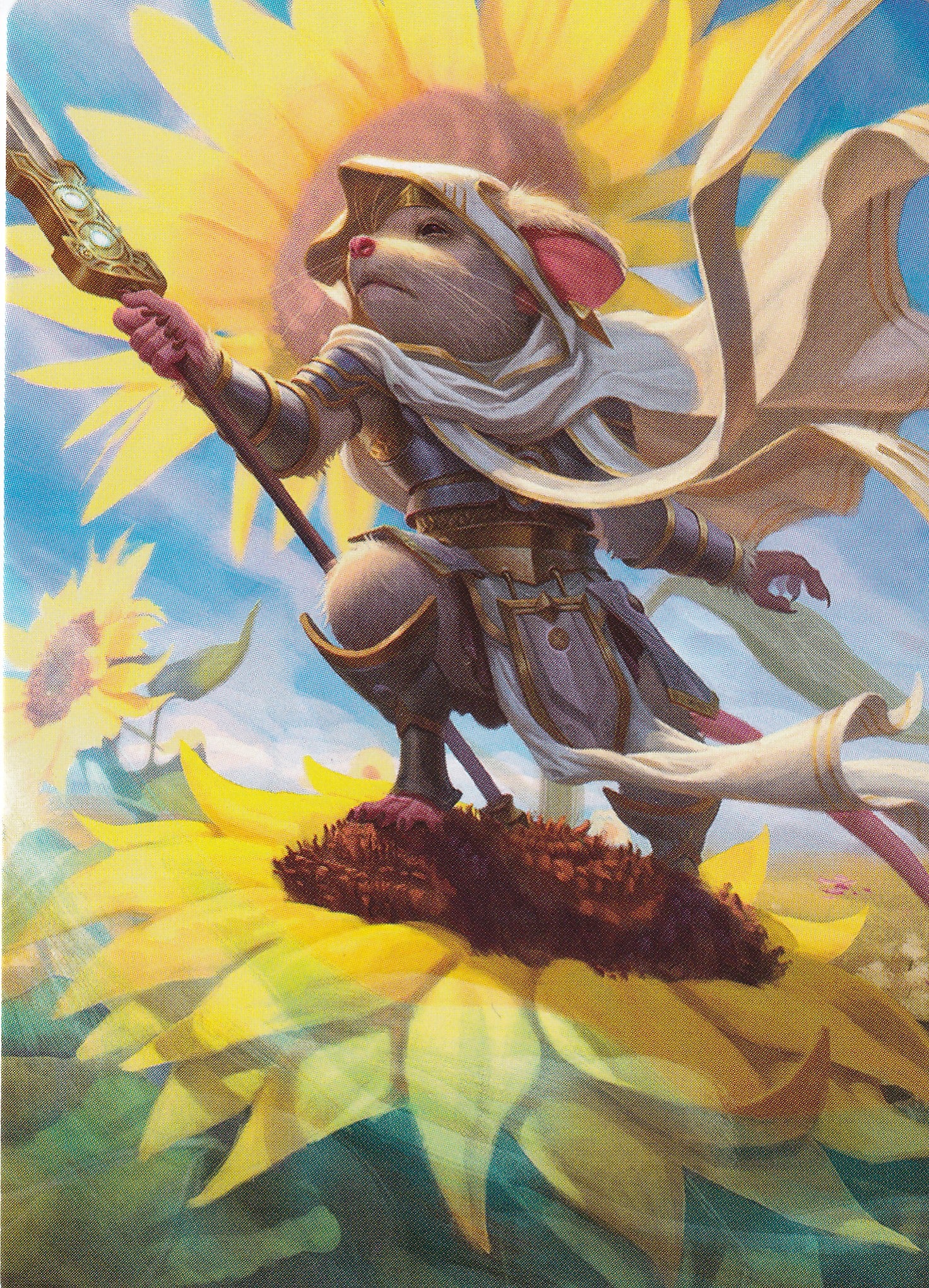 Elspeth, Sun's Champion (53/54) Art Card (ABLB)
