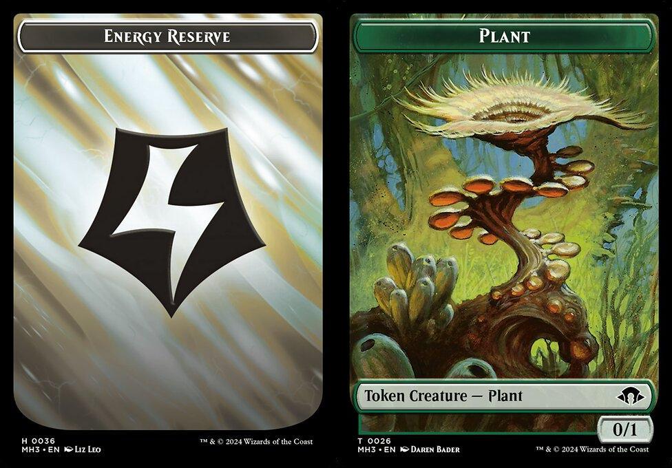 Energy Reserve (0036) // Plant (0026) Double-Sided Token (TMH3)