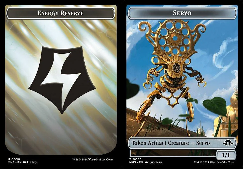 Energy Reserve (0036) // Servo (0033) Double-Sided Token (TMH3)