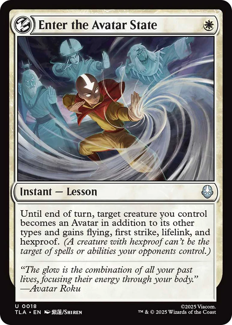 Enter the Avatar State (TLA) - Foil
