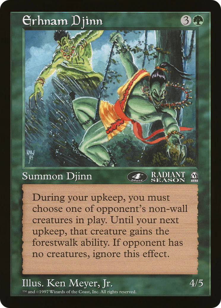 Erhnam Djinn (4th Place) (Oversized) (Arena League Promo) (OLEP)
