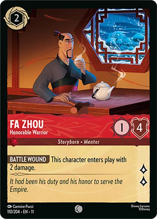 Fa Zhou, Honorable Warrior (0110) - Cold Foil