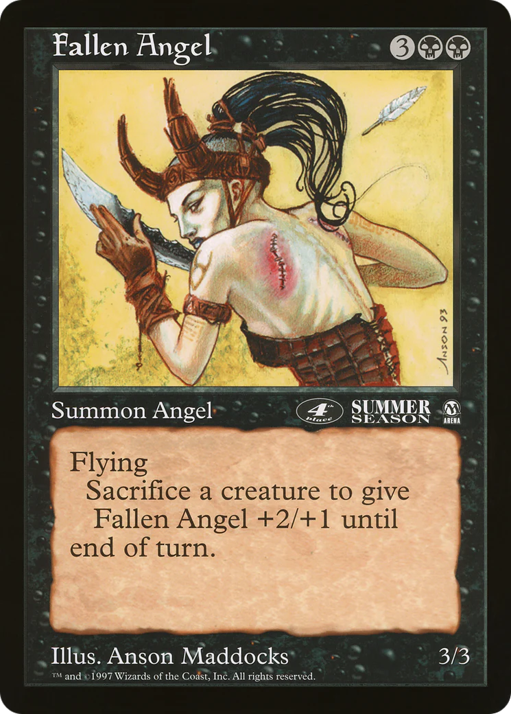 Fallen Angel (4th Place) (Oversized) (Arena League Promo) (OLEP)