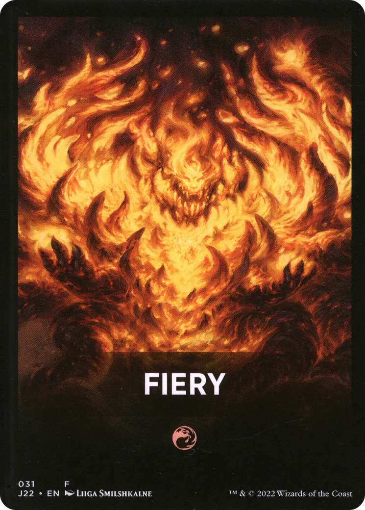 Fiery Theme Card (FJ22)