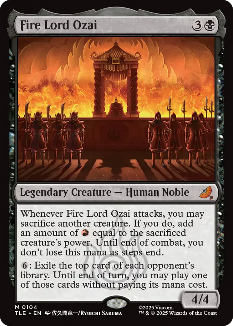 Fire Lord Ozai (TLE) - Foil