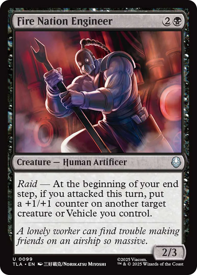 Fire Nation Engineer (TLA) - Foil