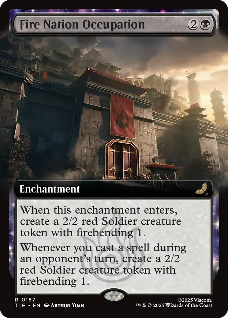 Fire Nation Occupation (0187) Extended Art (TLE)