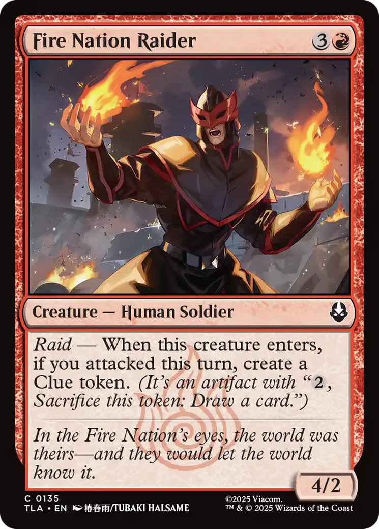 Fire Nation Raider (TLA) - Foil
