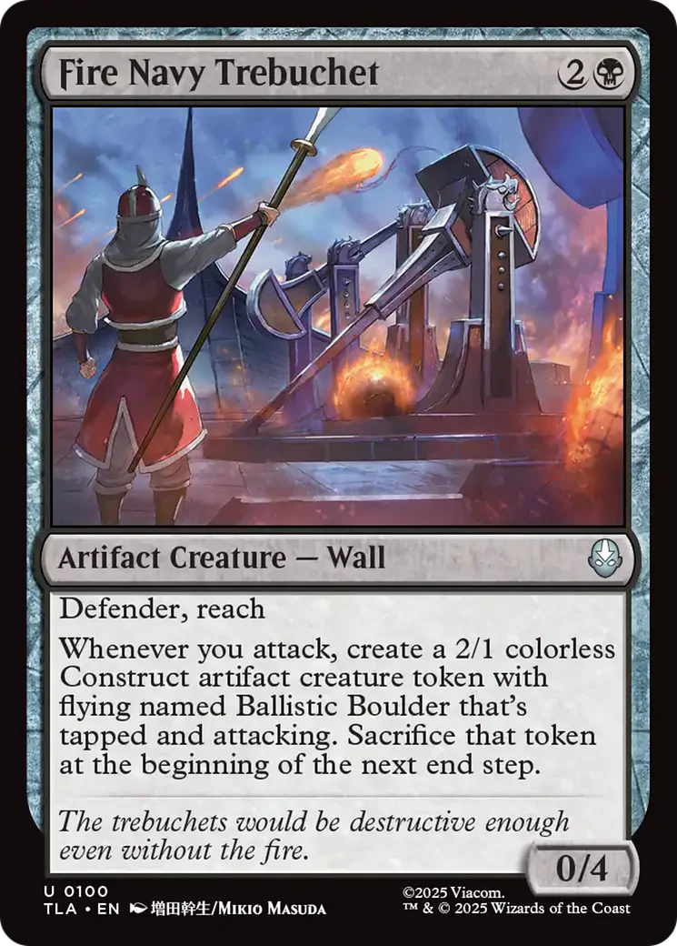 Fire Navy Trebuchet (TLA) - Foil