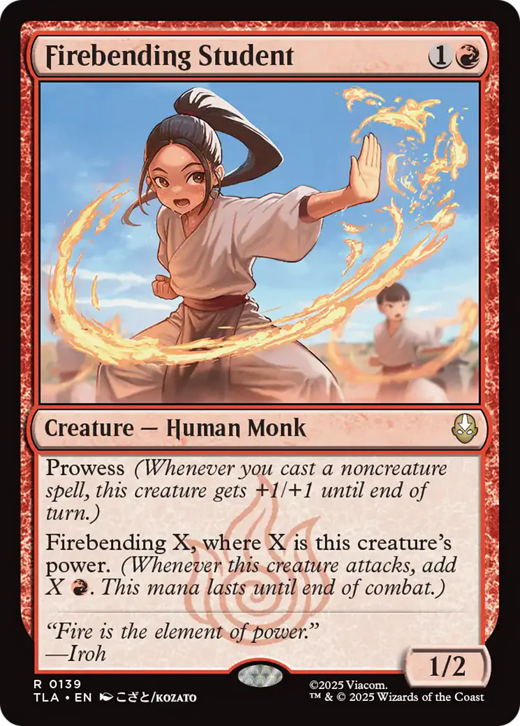 Firebending Student (TLA) - Foil
