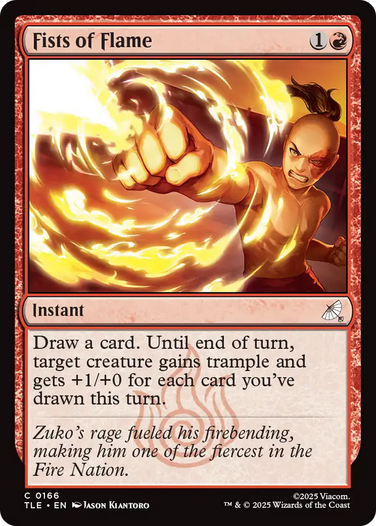 Fists of Flame (TLE) - Foil