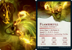 Flameskull (14/81) Art Card (AAFR) - Gold-Stamped Signature