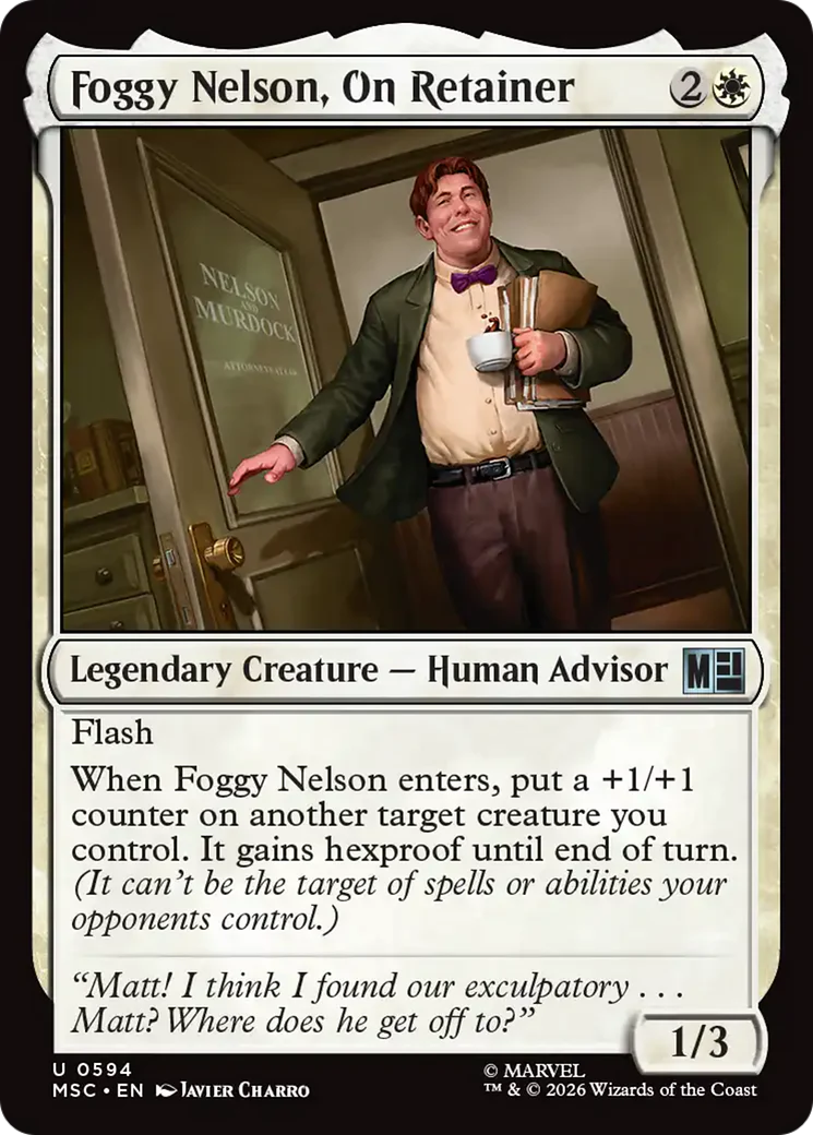 Foggy Nelson, On Retainer (MSC) - Foil