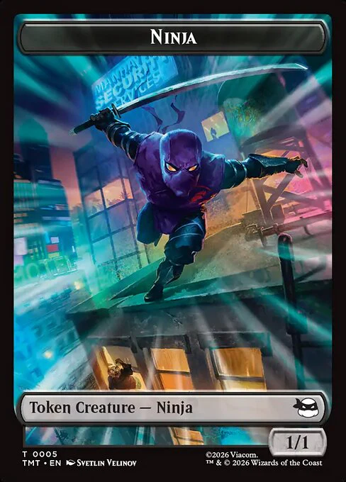 Food (0008) // Ninja (0005) Double-Sided Token (TTMT) - Image 2