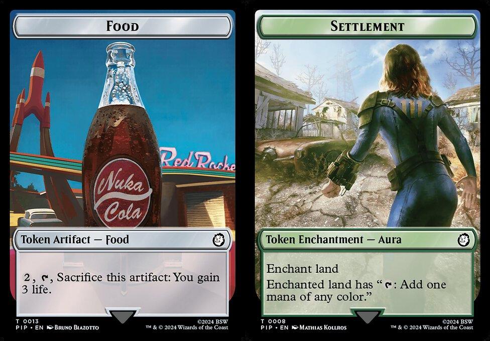 Food (0013) // Settlement (0008) Double-Sided Token (TPIP)