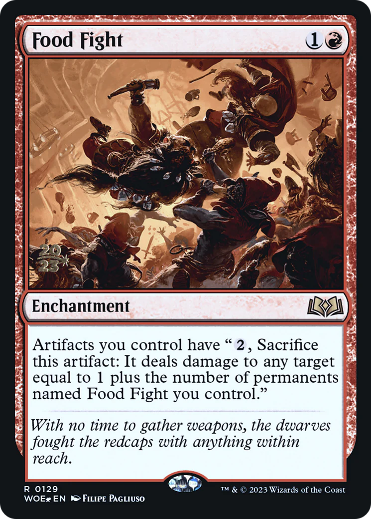 Food Fight (0129) (Prerelease) (PWOE) - Foil