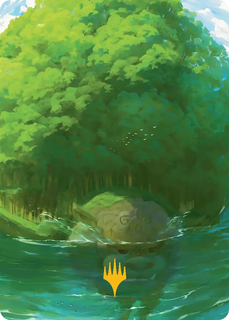 Forest (54/54) Art Card (TLA) - Gold-Stamped Signature