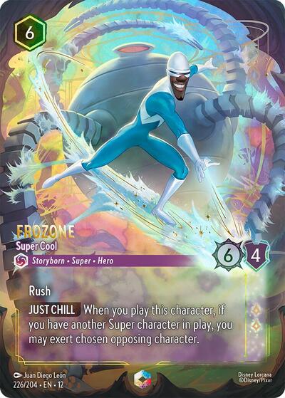 Frozone, Super Cool  (0226) - Satin Holographic Foil