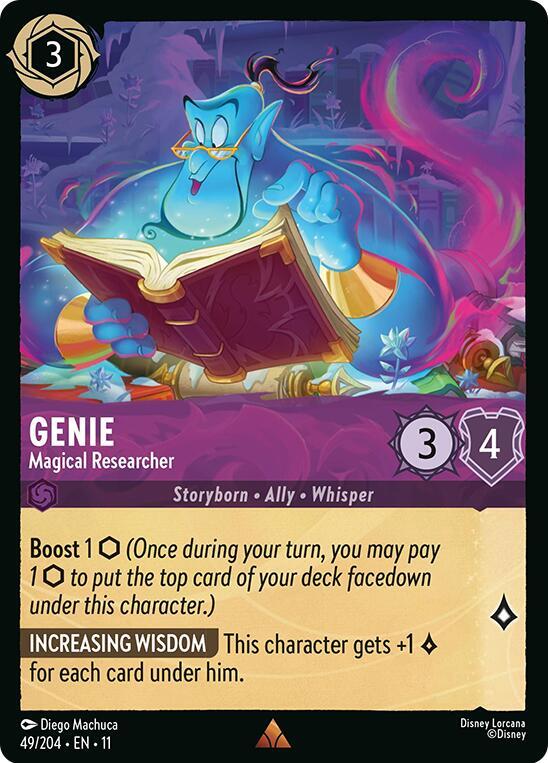 Genie, Magical Researcher (0049) - Cold Foil