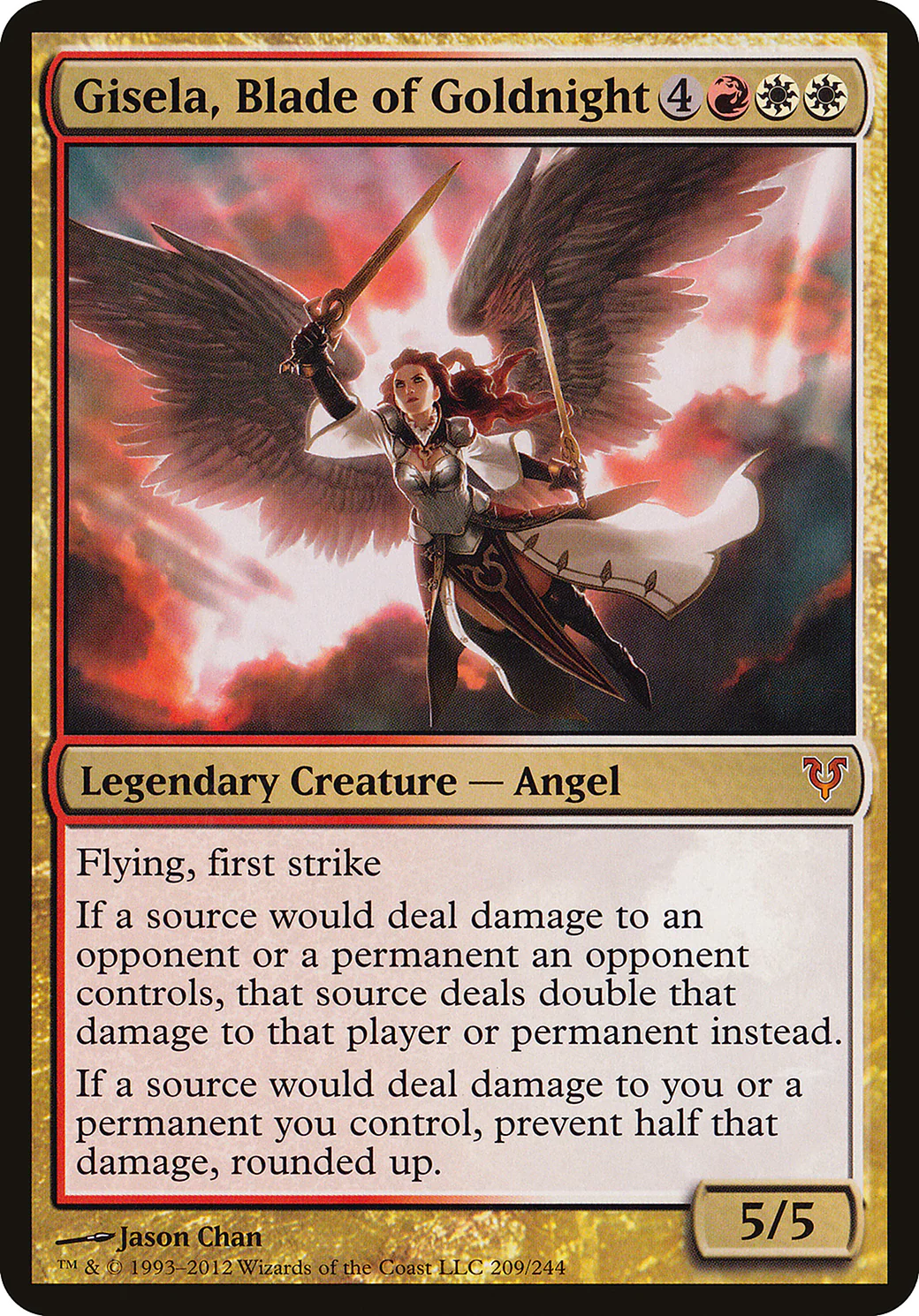 Gisela, Blade of Goldnight (209) (Oversized) (PHEL) - Foil
