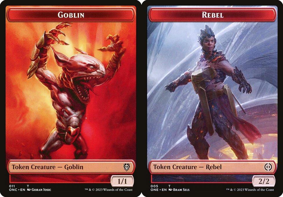 Goblin (011) // Rebel (005) Double-Sided Token (TONC)