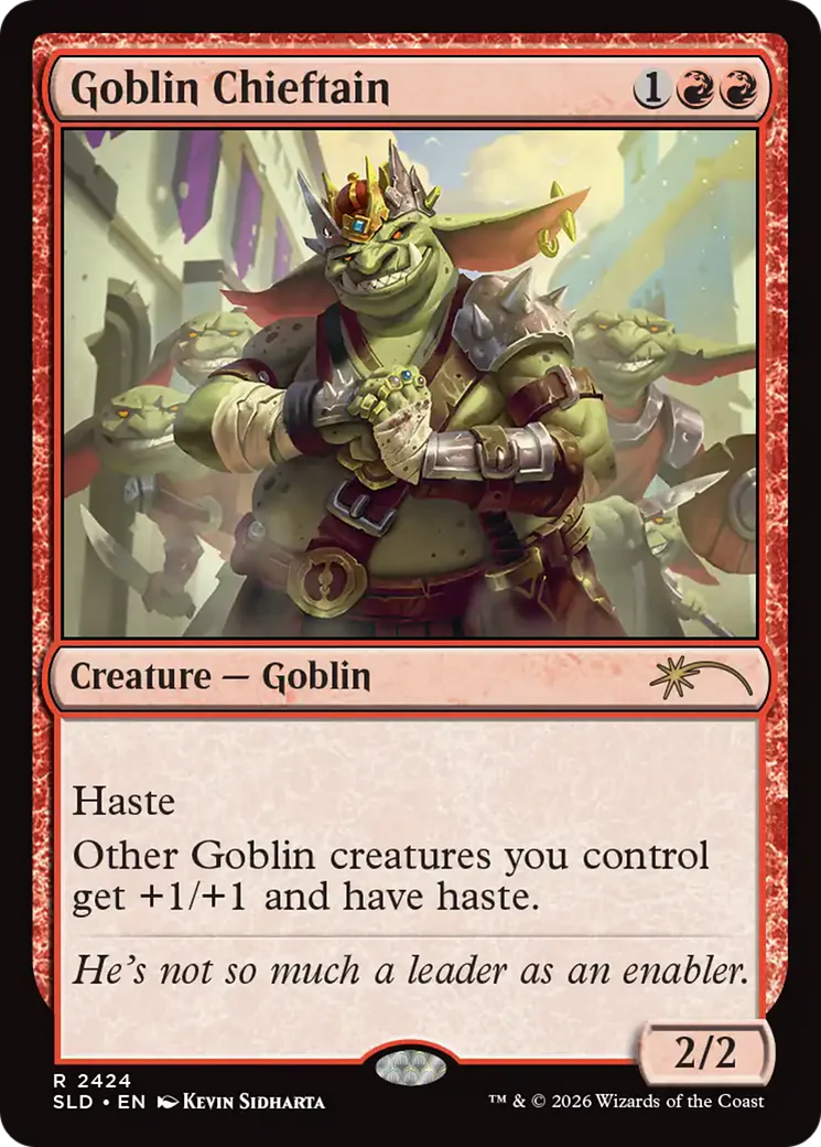 Goblin Chieftain (2424) (SLD)