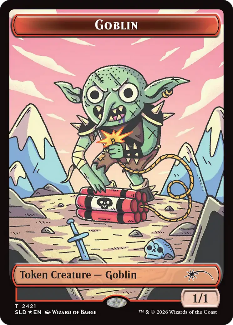 Goblin Token (2421) (SLD) - Foil