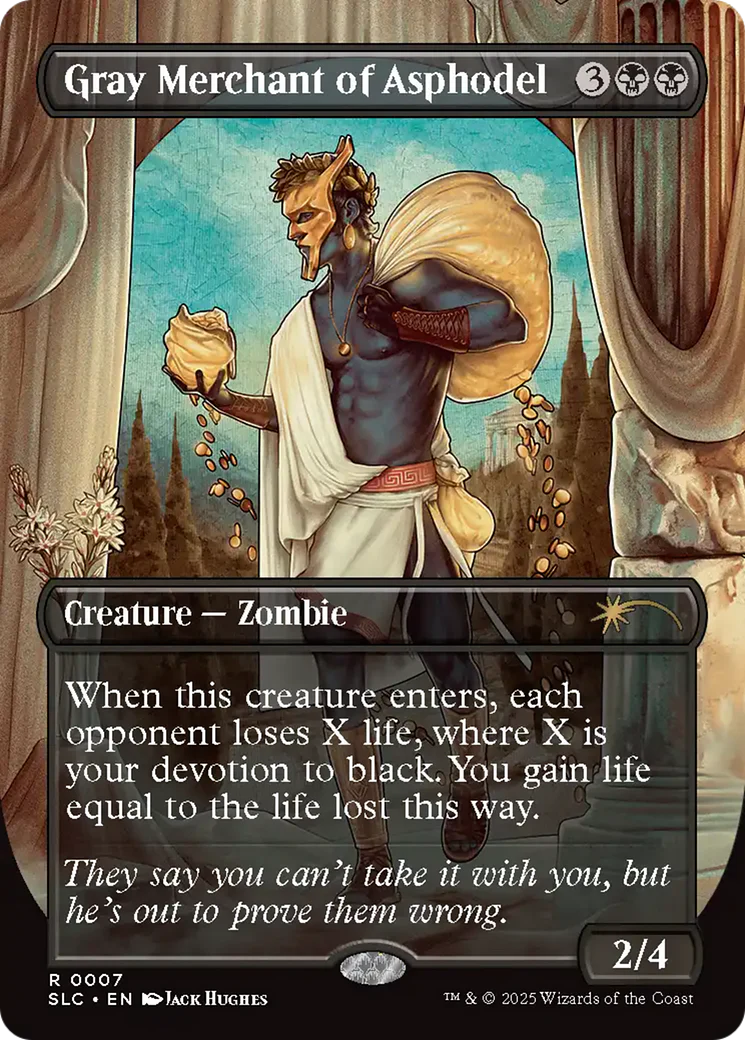 Gray Merchant of Asphodel (0007) (Borderless) (SLC)