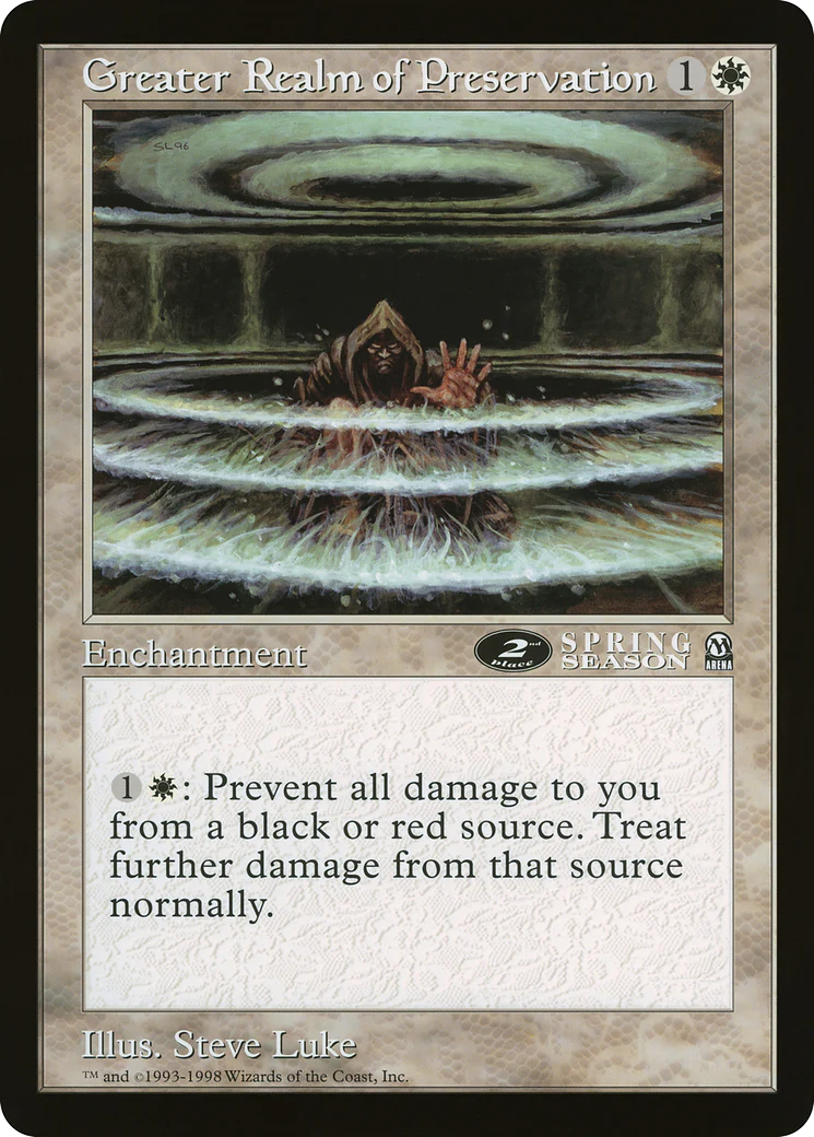 Greater Realm of Preservation (2nd Place) (Oversized) (Arena League Promo) (OLEP)
