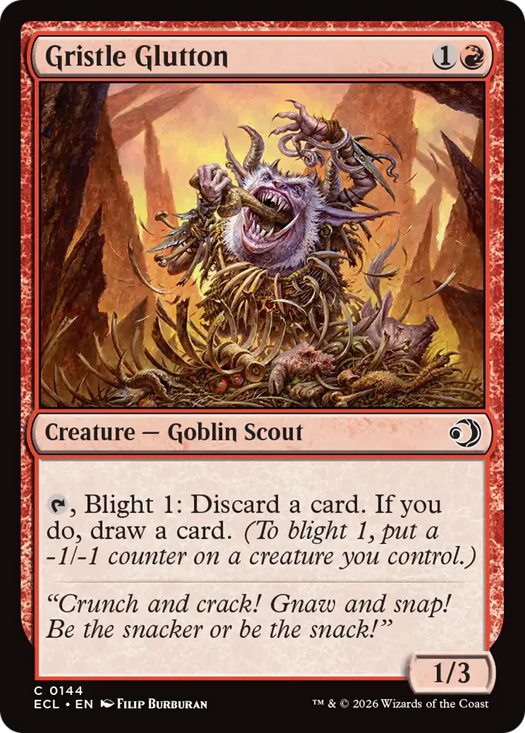 Gristle Glutton (ECL) - Foil