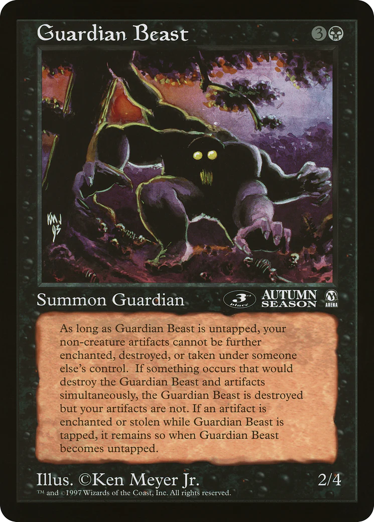 Guardian Beast (3rd Place) (Oversized) (Arena League Promo) (OLEP)